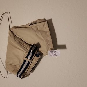 Boys Khaki Shorts with Belt